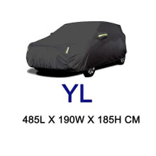 (YL)Kayme Housse de protection universelle complète pour voiture, protection solaire extérieure résistante