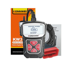 (KW310 Svart)KONNWEI KW310 Bil OBD2 Scanner Motorkontroll Läs och rensa felkod EOBD Bildiagnostik