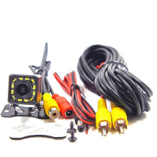 (Or) Caméra de recul pour assistance au stationnement de secours universelle étanche avec CCD HD 12