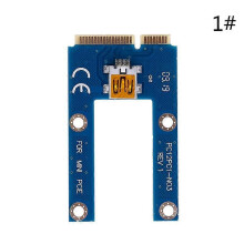 (Blå)USB 3.0 Mini PCI-E till PCIe PCI Express 1x till 16x Extender Riser Card Adapter Förlängningskabel