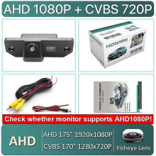 (AHD1080P-175Degree) GreenYi 170 degrés 1920x1080P HD AHD Vision nocturne Caméra de recul pour véhicule