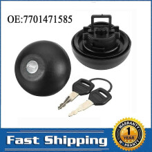 Låsande bensintanklock med två nycklar till Renault Clio Laguna Espace Megane Scenic Twingo 7701471585