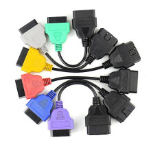 (6st) Professionell för FiatECU skanneradapter OBD OBD2-kontakt Multi Scan ABS Airbag obd2 skanner Diagnostisk