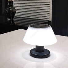 Lampada da tavolo solare, illuminazione per esterni, arredamento moderno per la casa e il giardino,