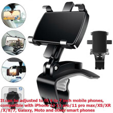 (6) Support de téléphone 360 pour pare-brise de voiture, support de berceau, support de transport pour