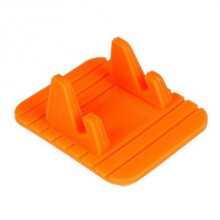 (orange)RYRA Support de téléphone portable en silicone Support de téléphone portable Support de voiture