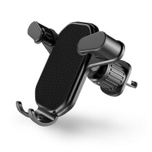 (Cool Black)Biltelefonhållare Ventilation All-round skydd för billuftuttag