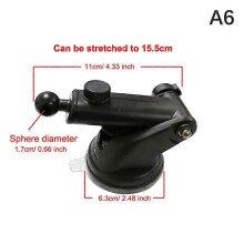 (A6) Support de bras télescopique en plastique pour voiture, base à ventouse pour téléphone portable
