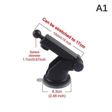 (A1) Support de bras télescopique en plastique pour voiture, base à ventouse pour téléphone portable