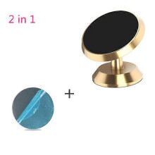 (gold-02) Support magnétique pour téléphone portable SYRINX pour iPhone X Samsung Support de tableau