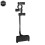 (noir) Support de support de support de support de rétroviseur de voiture pour téléphone portable GPS 1