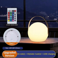 (1) Lampada da scrivania wireless a LED per camera da letto, comodino, lampada da tavolo portatile con