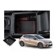 RUIYA Car Central Control Armstöd Förvaringslåda För Ibiza/SEAT Arona SUV 2018-2022 Stuvning Städning