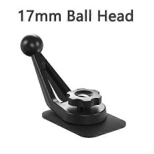 Support de téléphone portable à rotule Untoom 17 mm, support de tableau de bord à 360 degrés, accessoires