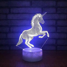 Tischlampe - Burst - Einhorn - 7-farbige LED - Touch - Indoor