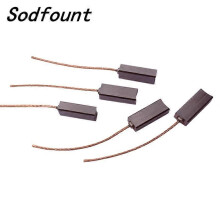 Lot de 10 balais de charbon pour générateur, fils de rechange pour moteur électrique générique, 4,5