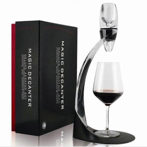 Komplett set Magic Decanter Luxury Wine Aerator Filter med stativ