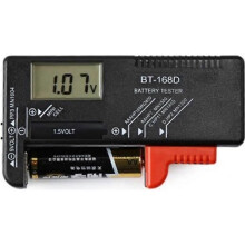 Batteritestare - BT-168D - LCD Digital Display - Kompatibel AA AAA CD 9V - Lätt att använda