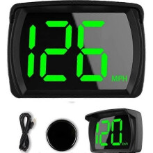 2023 Nieuwe 28 inch digitale autosnelheidsmeter met head-updisplay en GPS Plug and Play KMH