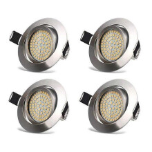 Spots LED encastrables orientables 35 W ultra-minces, ronds, éclairage encastré pour plafond, blanc