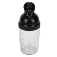 Botella mezcladora para aderezo de ensalada ESTINK de 200 ml, sin BPA, antigoteo, con tapa.