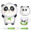 ASSIETTE - PLATEAU REPAS Vaisselle bébé, style Panda 1 1
