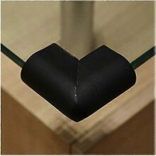 Protection de table pour bébé HUEIHWOH - 12 pièces - Noir - Non toxique