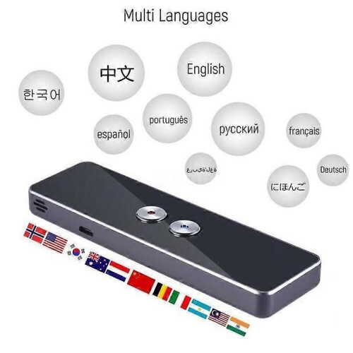24G Bluetooth Pocket Smart Interpreter Real Time Speech Meertalige Vertaler -XIF