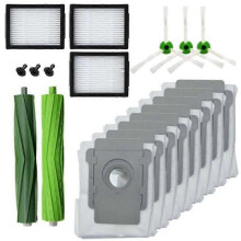 Pièces de rechange pour aspirateur robot IRobot Roomba I7 E5, brosse latérale, filtre HEPA, sac à poussière