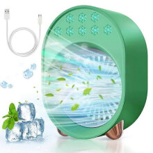 Bärbar luftkonditionering 300ML Mobil luftkonditionering Luftkylare med 3800mAh 3 hastigheter för BedroomOffice