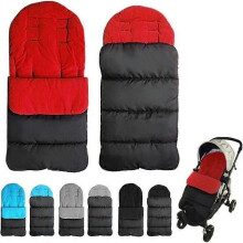 Coprigambe universale per passeggino, coprisedile in cotone rosso per passeggino, sacco a pelo, coprigambe