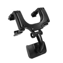 Support de rétroviseur rotatif universel pour voiture, base de téléphone portable, rétroviseur GPS,
