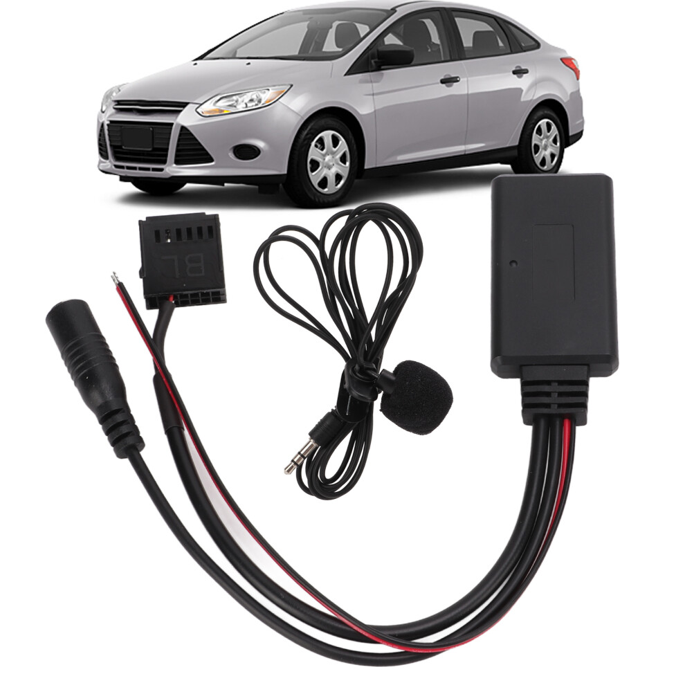 6000Cd Bluetooth Aux Adapter Cable With Microphone For Ford Focus, Mondeo, Fiesta 8771342604103