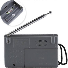 AM FM Compact Transistor Player Radio - Mini Pocket Multifunctioneel - Ingebouwde luidspreker - Telescopische