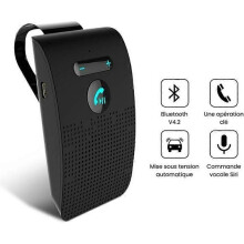 PIMPIMSKY Bluetooth Handsfree Autokit Zonneklep Luidspreker - Siri Ondersteuning - Automatisch Herverbinding