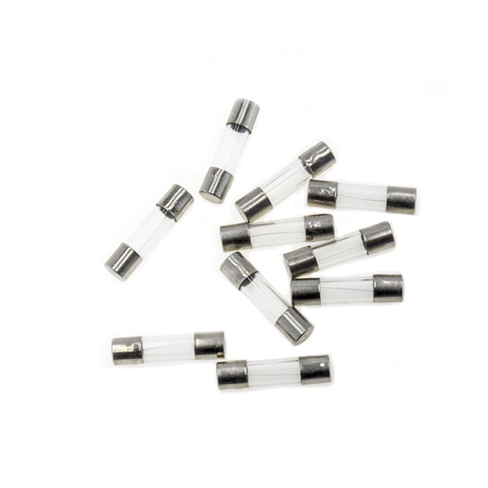 5X20mm Glass Tube Fast Blow Fuses 250V 10 Pack 2A Quick Blow Replacement Fuses For Electrical Devices 6482260722771