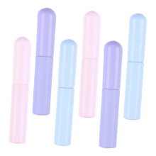 Travel Size Lip Brush Set 6pcs Silicone Lip Applicators for Lipstick Gloss Balm Professional Makeup Tools