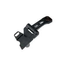 Night Vision J-arm NVG Mount for AN/PVS-14 Monocular, All-Metal Rotating Knuckle Helmet Attachment, Black