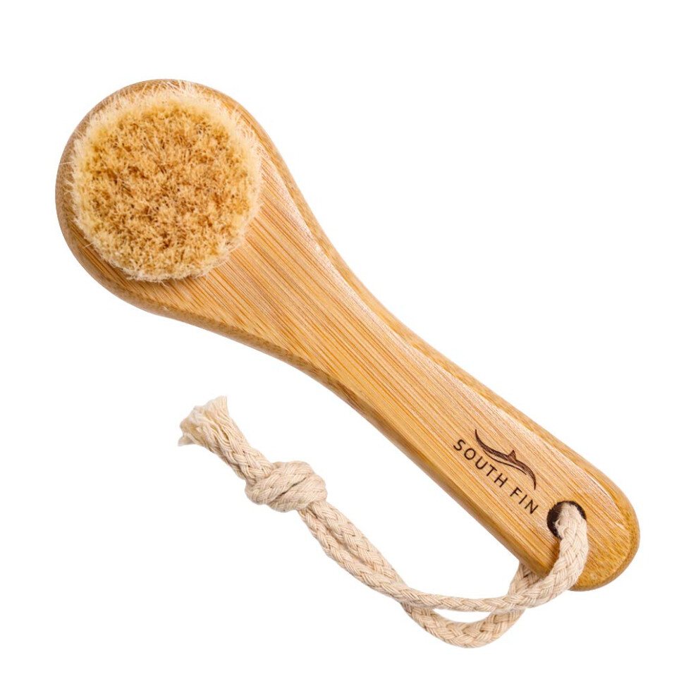 Face Cleansing Brush with Ergonomic Handle - Soft Exfoliating Facial Brush for Deep Cleansing and Skin Care