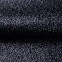 Soft PU Leather Upholstery Fabric 1.0mm Thickness 54" Wide Black Pre-Cut 36"x54" for Upholstery and DIY Fashion Projects