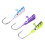6 Stück Eisangelköder Eisangelbleie Mini Jig Köpfe Köder aus Carbonstahl für Winter Outdoor 005 5