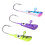 6 Stück Eisangelköder Eisangelbleie Mini Jig Köpfe Köder aus Carbonstahl für Winter Outdoor 005 9