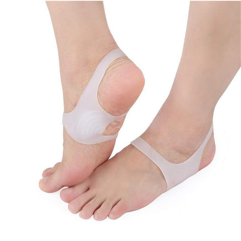 White O-Type Leg Orthopedic Bandage With Foot Valgus Correction, Non-Slip Arch Support Insoles For Plantar Fasciitis Relief,