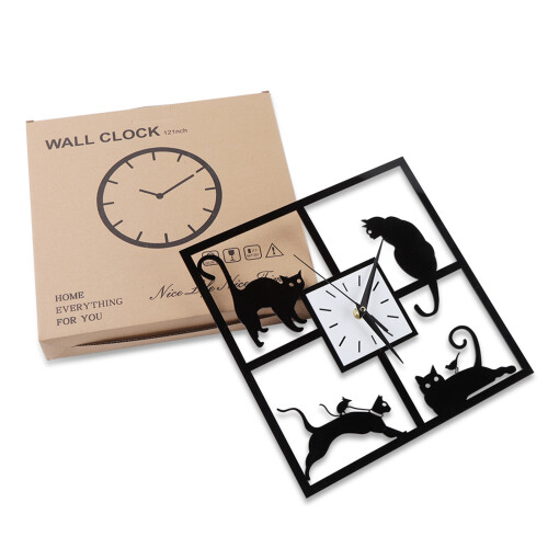 Modern Silent Wall Clock Non Ticking Silver 2