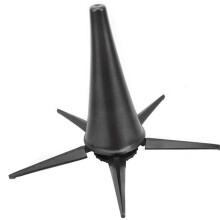 Clarinet Repair Parts Foldable Black Tube Floor Stand Portable for Outdoor Use Adjustable Display Stand