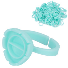 100pcs Lash Glue Holder Ring Cup Eyelash