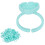 100pcs Lash Glue Holder Ring Cup Eyelash 7