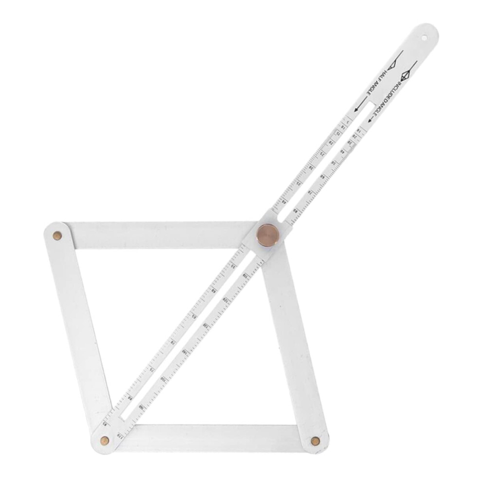 Woodworking Protractor Angle Gauge Miter Ruler For Accurate Measurements, Durable Material, Adjustable Design 6482260723228