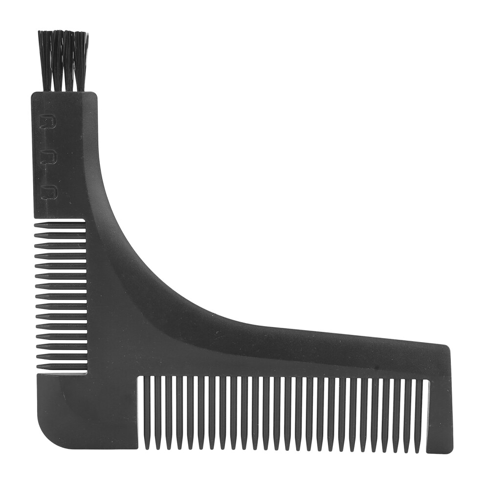Unisex Black Men Beard Shaping Comb Lshaped Mustache Trimming