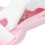 Pink Portable Home Eyelash Curler, Ergonomic Press-Type Makeup Tool 7